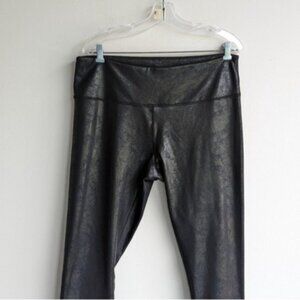 Zella black faux leather leggings